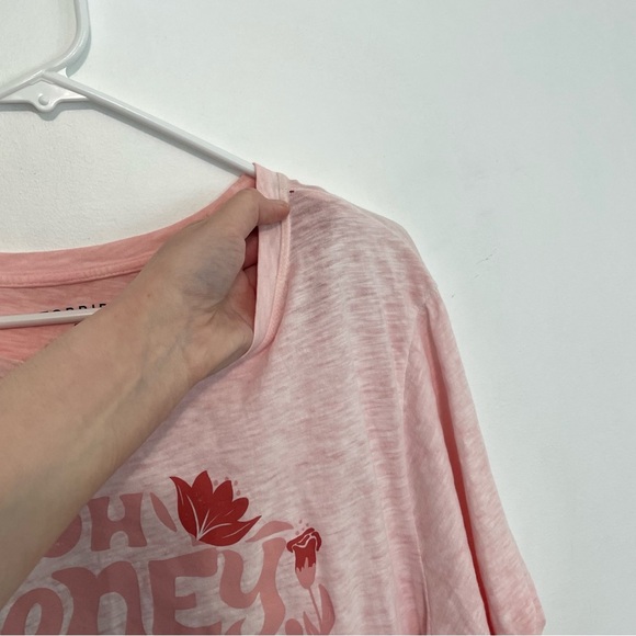 TORRID 3 Plus Size Oh Honey Relaxed Fit Heritage Slub Crew Neck Roll Sleeve Tee - Picture 16 of 16